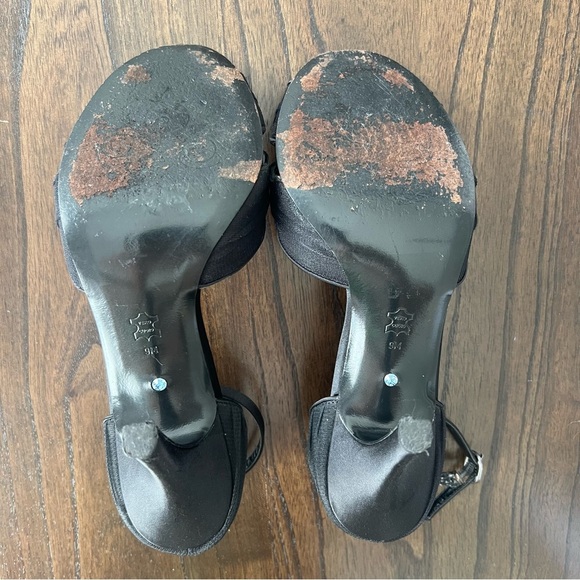 Disney Cinderella Glass Slipper Collection Black Heels - Size 9 - Picture 8 of 9